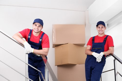 Careful loading of furniture and appliances during a Finsbury Park home move