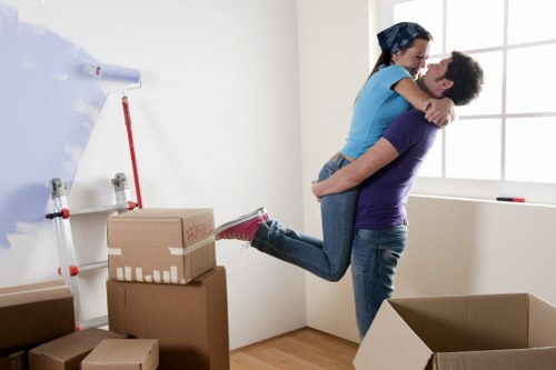 Removalists loading furniture for a Finsburypark property relocation