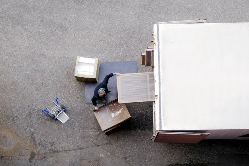 Business relocation team organising an office move in Finsbury Park