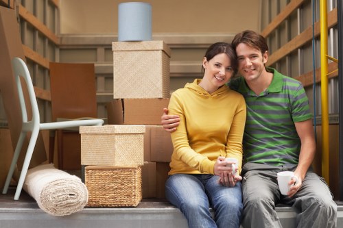 Office removals planning in Finsbury Park with business furniture and moving supplies