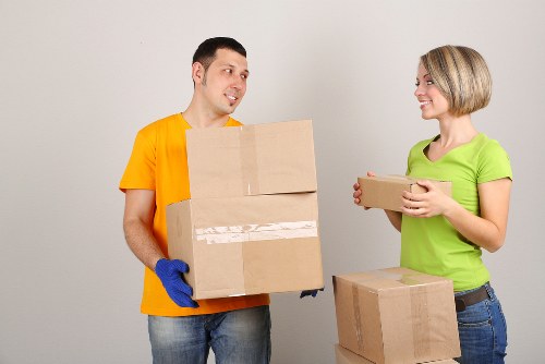 Careful packing and loading during a Finsbury Park house move
