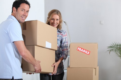 Packing and loading furniture for a house or flat move in Finsbury Park